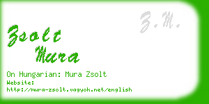 zsolt mura business card